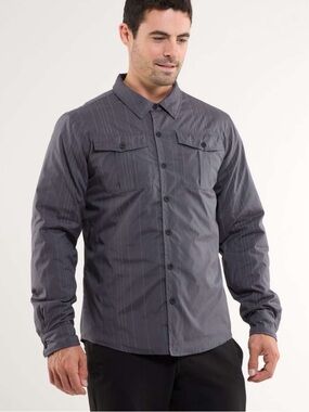 New! LULULEMON • 180 Reversible Shirt Jack in Dark Slate
